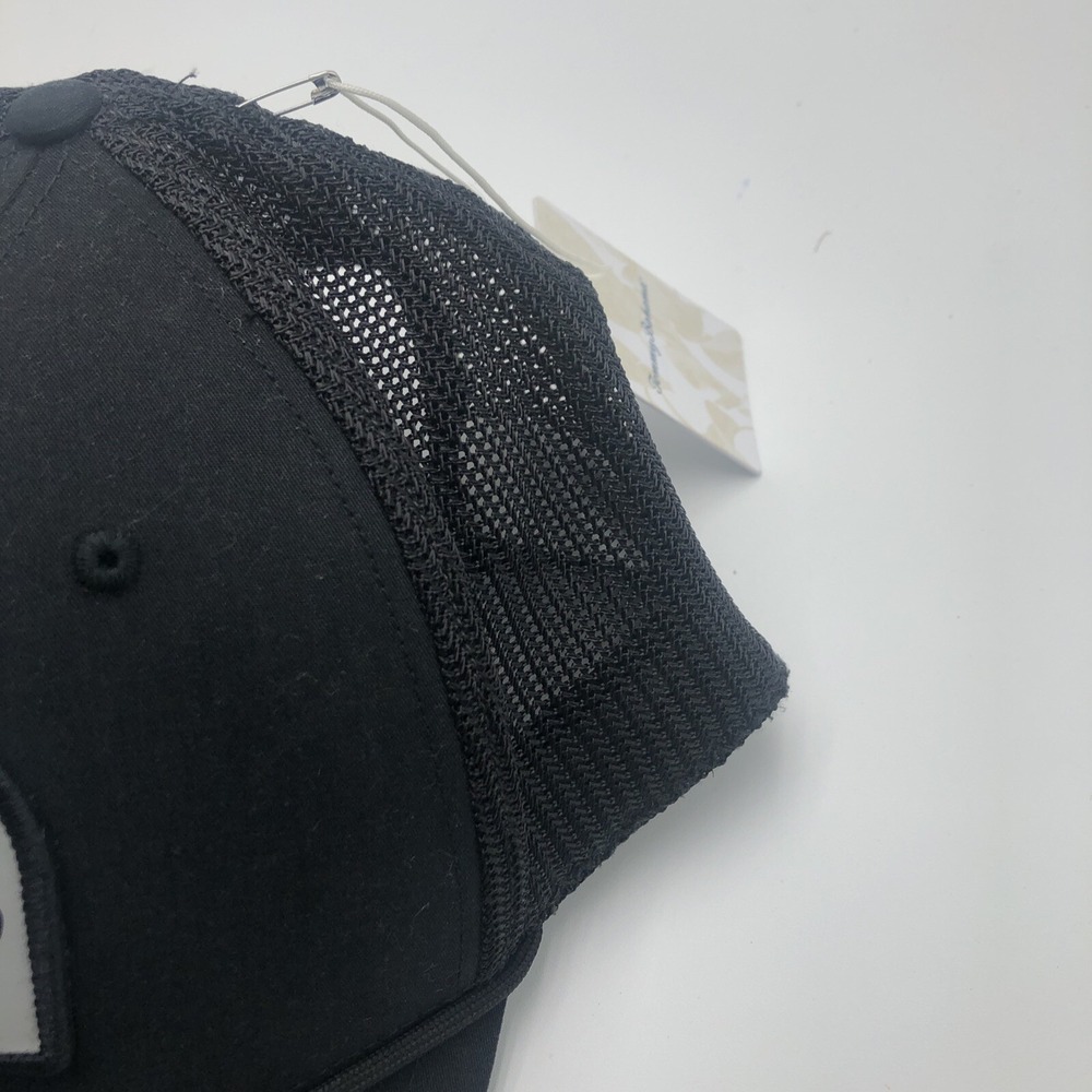 NWT Tommy Bahama Golf Cap Snap Back Adjustable Black Vented Golfing Front Patch - Picture 6 of 16